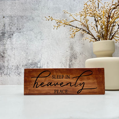 Sleep in heavenly peace sign, christmas wood signs, christmas decor, home decor