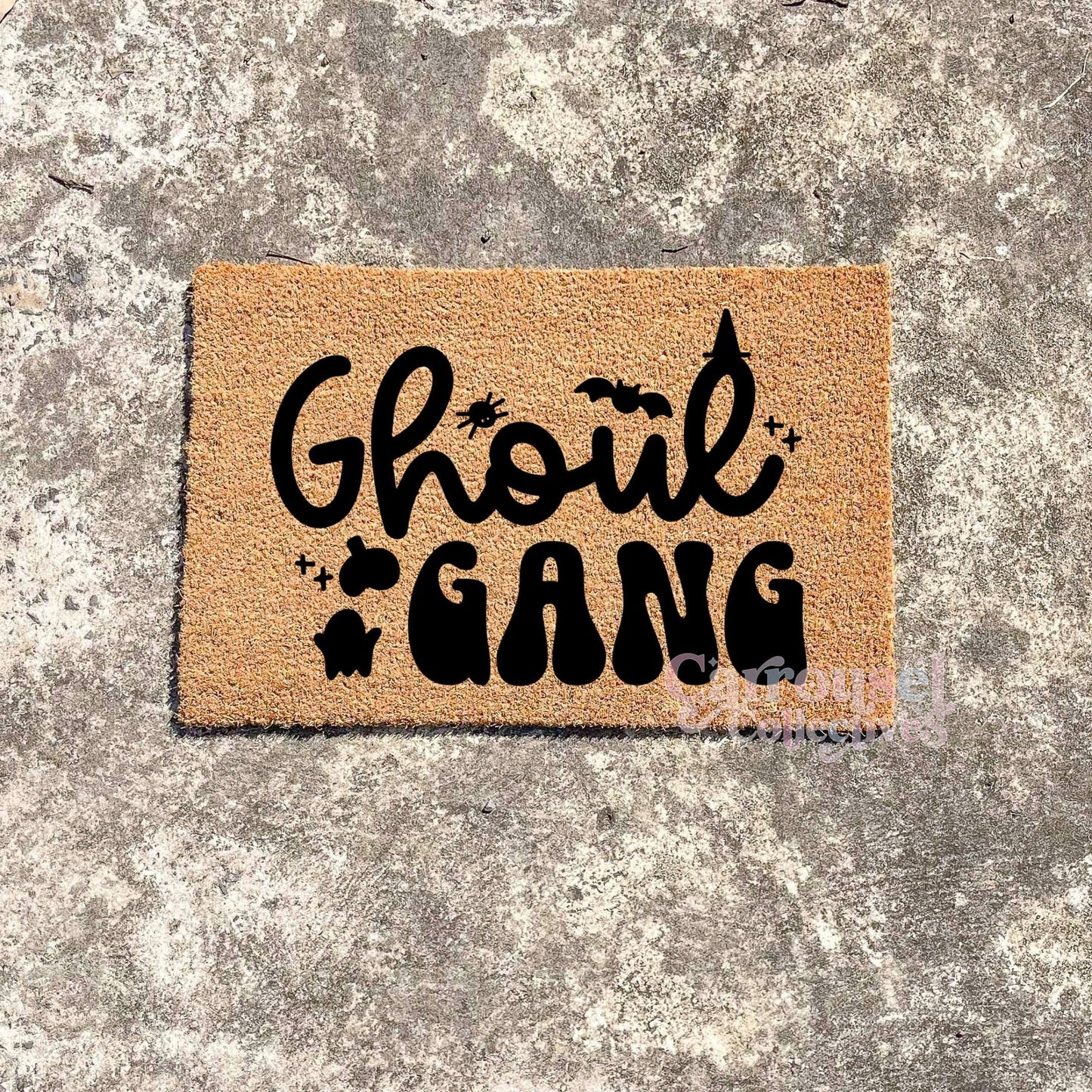 Ghoul Gang doormat, Halloween Doormat, Spooky Doormat, Creepy Doormat