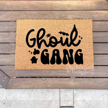 Ghoul Gang doormat, Halloween Doormat, Spooky Doormat, Creepy Doormat