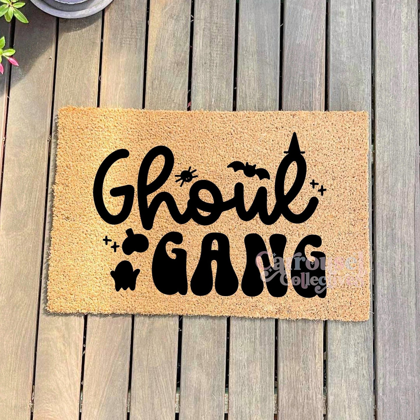 Ghoul Gang doormat, Halloween Doormat, Spooky Doormat, Creepy Doormat