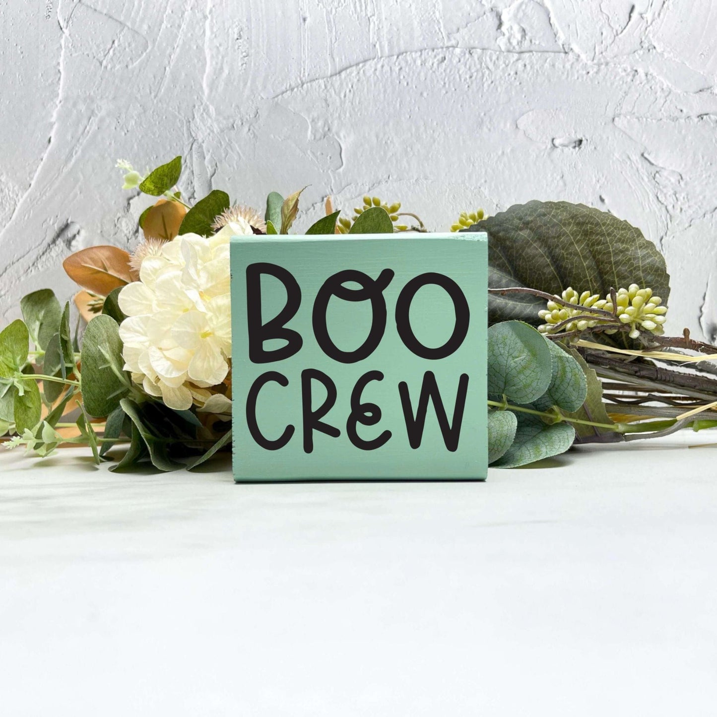 Boo crew Wood Sign, Halloween Wood Sign, Halloween Home Decor, Spooky Decor