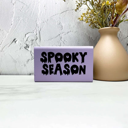 Spooky season wood Sign, Halloween Wood Sign, Halloween Home Decor, Spooky Decor