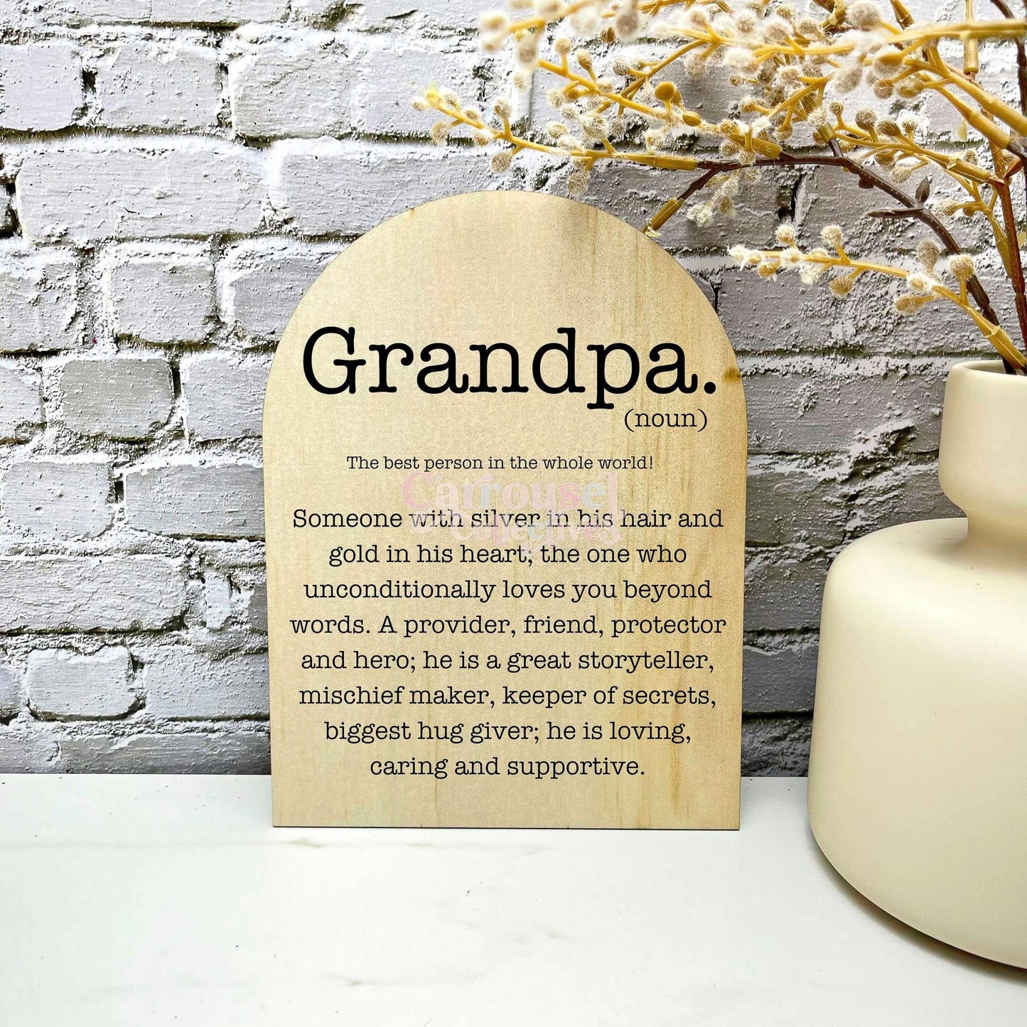 Grandpa Definition Sign, Fathers day gifts, printed fathers day signs, Gifts for dad s6