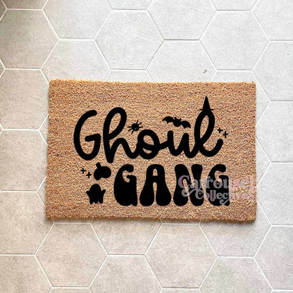 Ghoul Gang doormat, Halloween Doormat, Spooky Doormat, Creepy Doormat