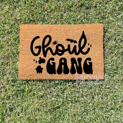 Ghoul Gang doormat, Halloween Doormat, Spooky Doormat, Creepy Doormat