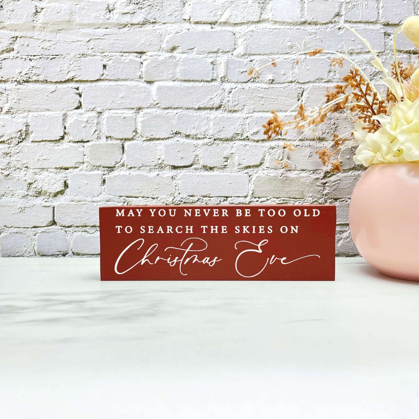 Look up at the skies on Christmas eve sign, christmas wood signs, christmas decor, home decor