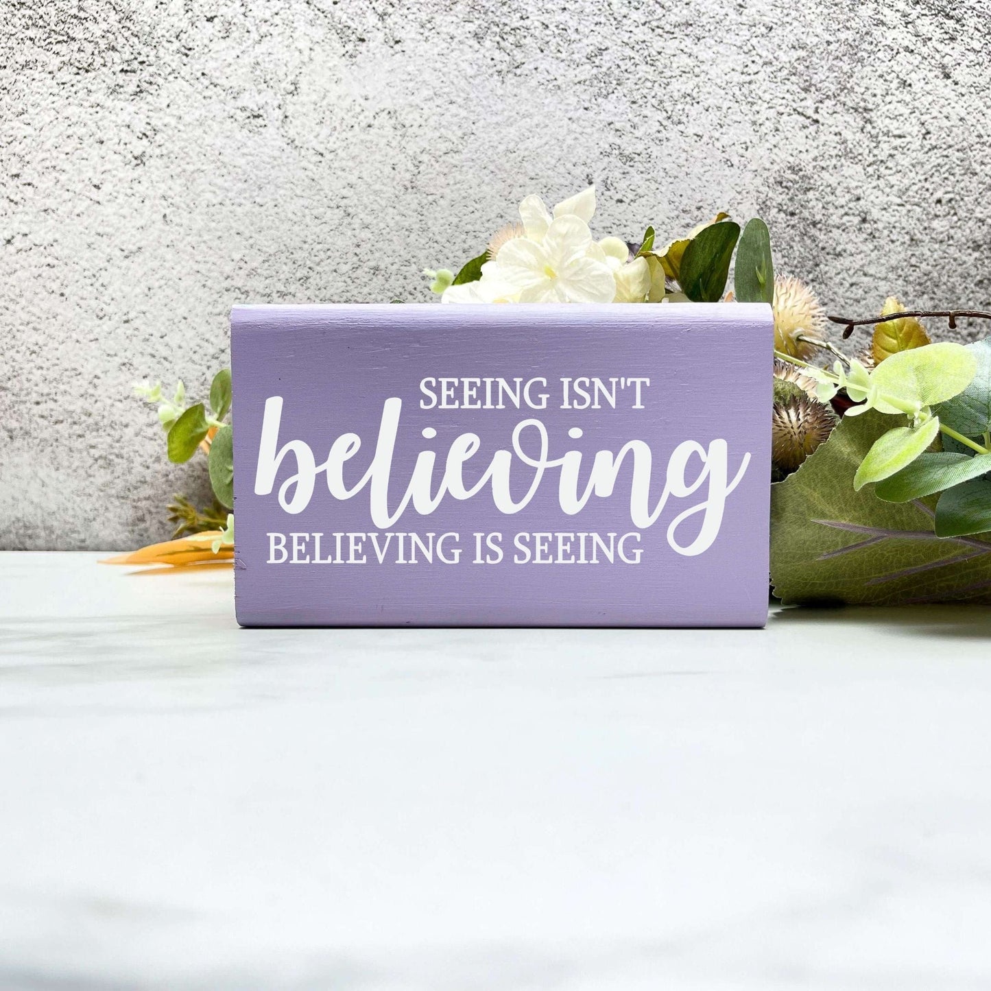 See isn't believing sign, christmas wood signs, christmas decor, home decor