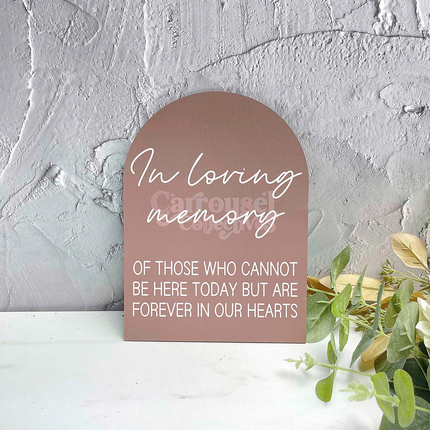 In loving memory memorial acrylic sign, Wedding Sign, Event Sign, Party Decor
