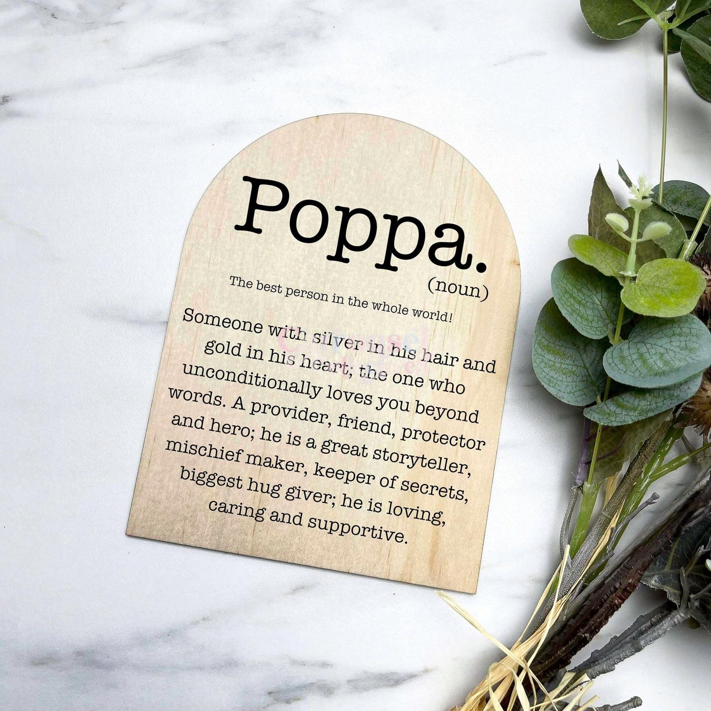 Poppa Definition Sign, Fathers day gifts, printed fathers day signs, Gifts for dad s7