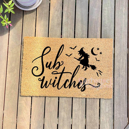 Sup Witches doormat, Halloween Doormat, Spooky Doormat, Creepy Doormat