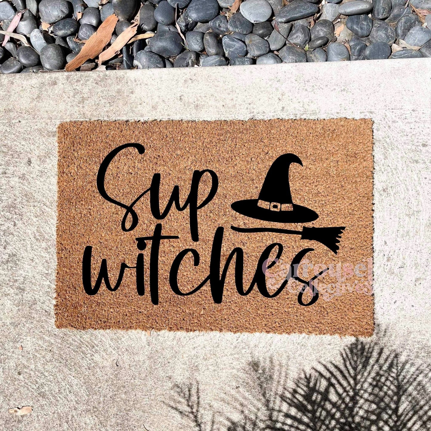 Sup Witches doormat, Halloween Doormat, Spooky Doormat, Creepy Doormat