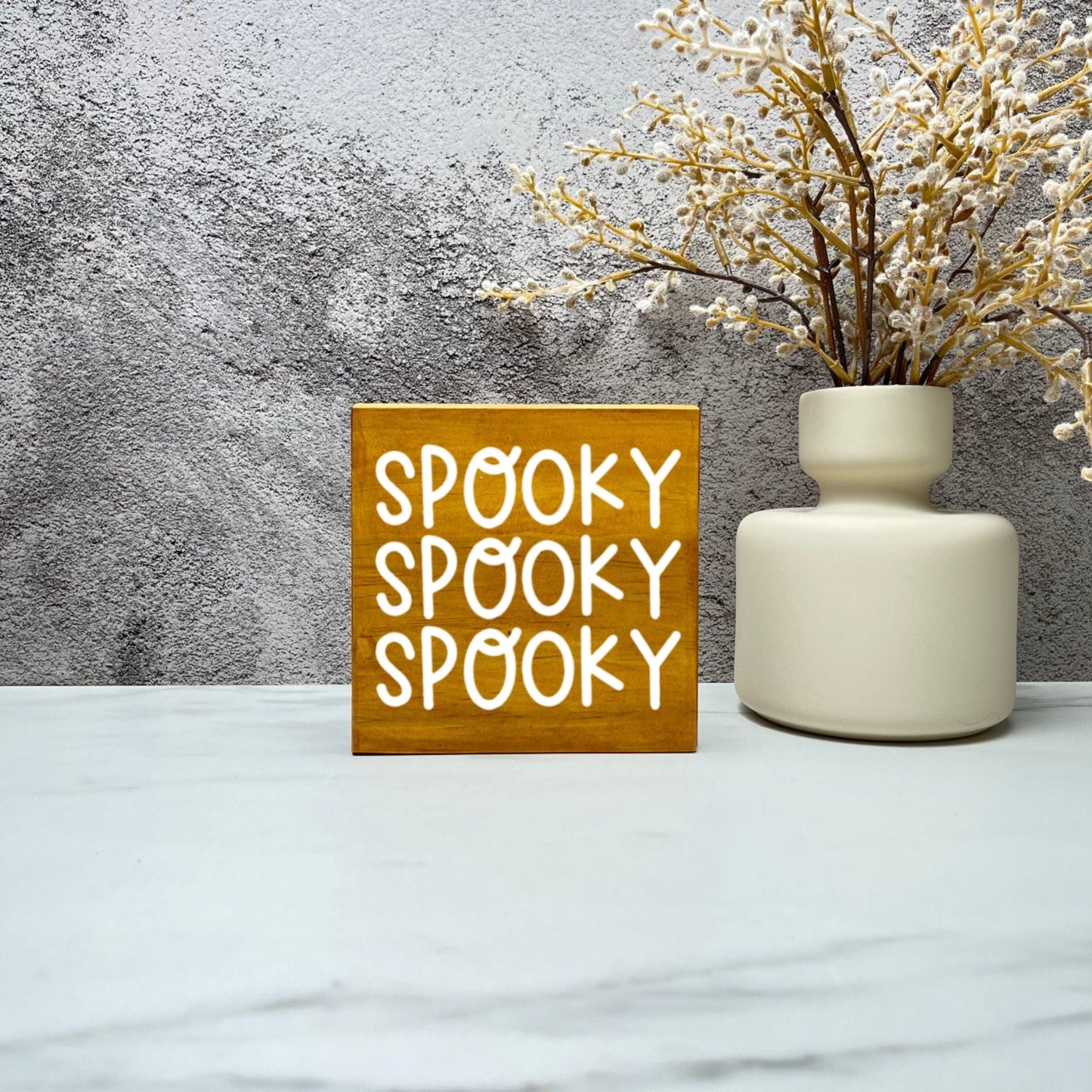 Spooky Wood Sign, Halloween Wood Sign, Halloween Home Decor, Spooky Decor