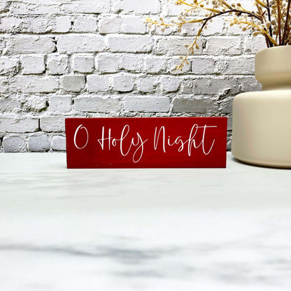 Oh holy night sign, christmas wood signs, christmas decor, home decor