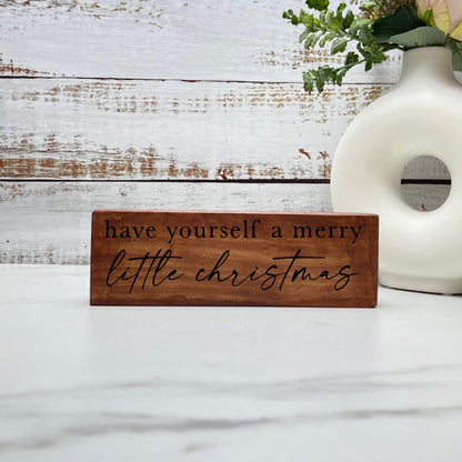 Merry little christmas sign, christmas wood signs, christmas decor, home decor