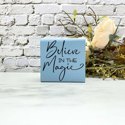 Believe in the magic sign, christmas wood signs, christmas decor, home decor