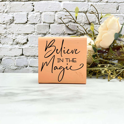 Believe in the magic sign, christmas wood signs, christmas decor, home decor