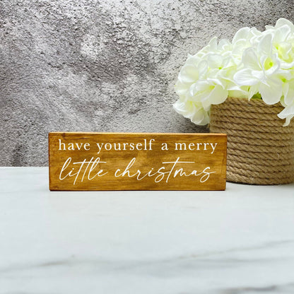 Merry little christmas sign, christmas wood signs, christmas decor, home decor