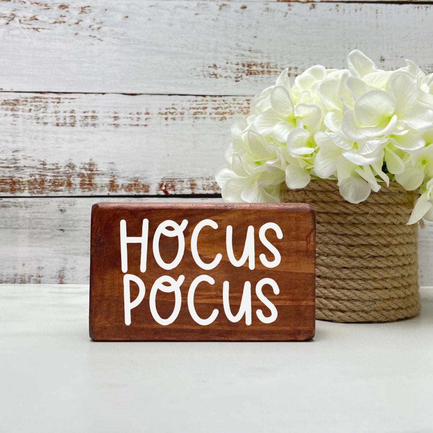 Hocus Pocus Wood Sign, Halloween Wood Sign, Halloween Home Decor, Spooky Decor