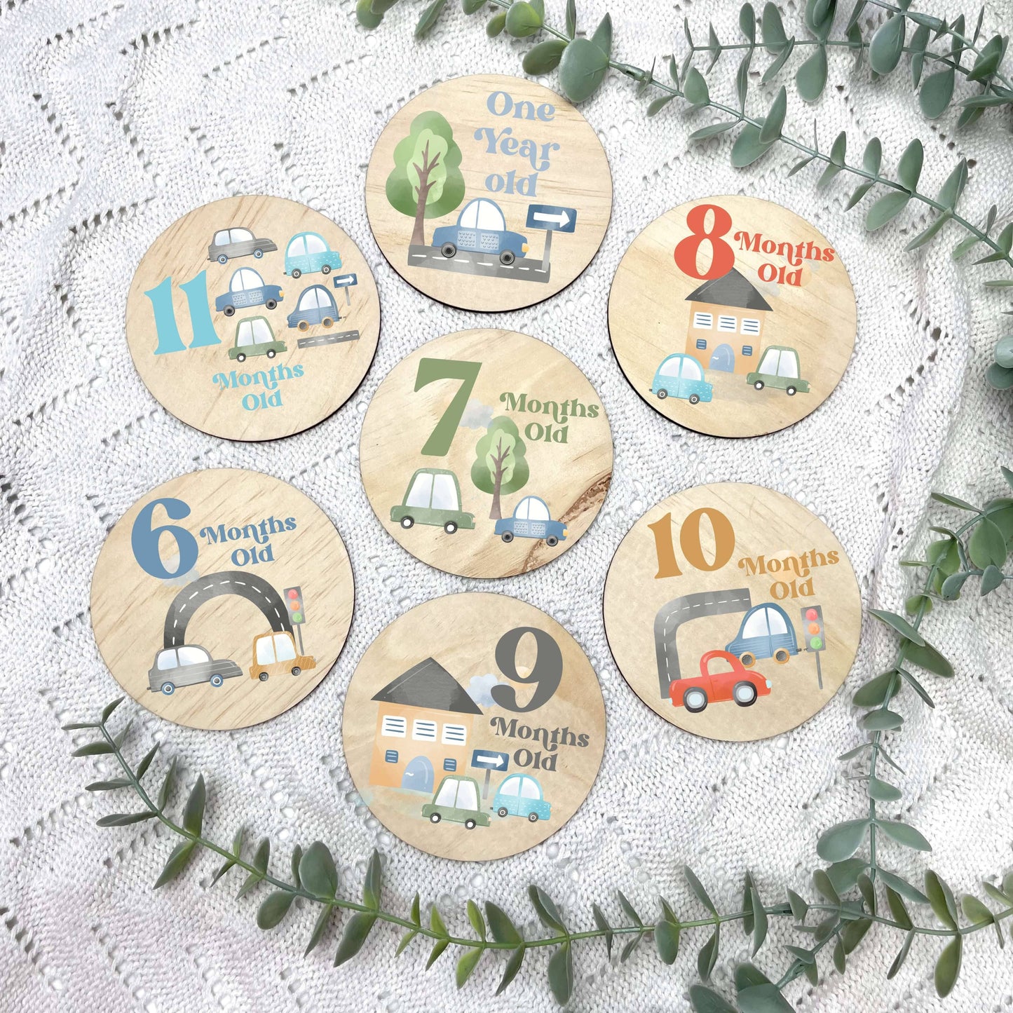 Cars newborn milestone discs, baby milestones, Toy cars, cars theme, boys nursery