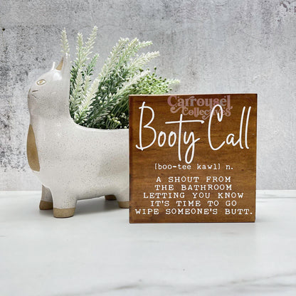 Bathroom booty call Bathroom Wood Sign, Bathroom Decor, Home Decor