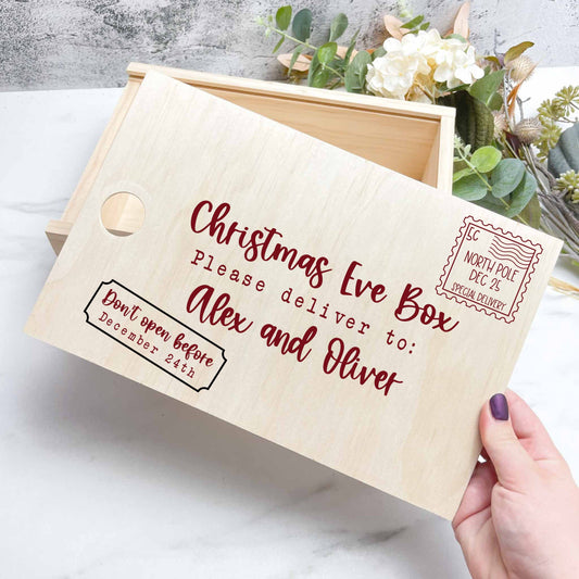 Personalised Christmas Eve Box, Christmas Gift Box, Kids Christmas