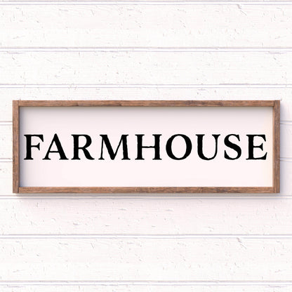 Farmhouse framed wood sign, farmhouse sign, rustic decor, home decor