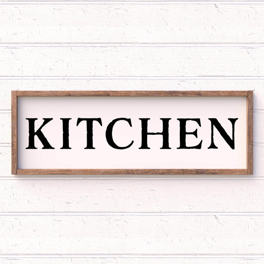 Kitchen framed kitchen wood sign, kitchen decor, home decor