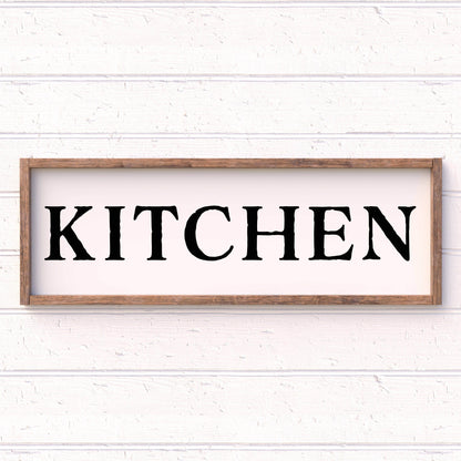 Kitchen framed kitchen wood sign, kitchen decor, home decor