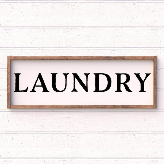 Laundry, framed laundry wood sign, laundry decor, home decor