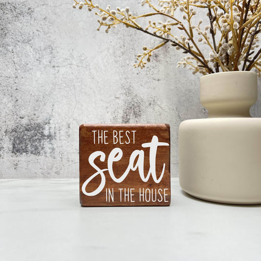 Best seat in the house, Bathroom Wood Sign, Bathroom Decor, Home Decor