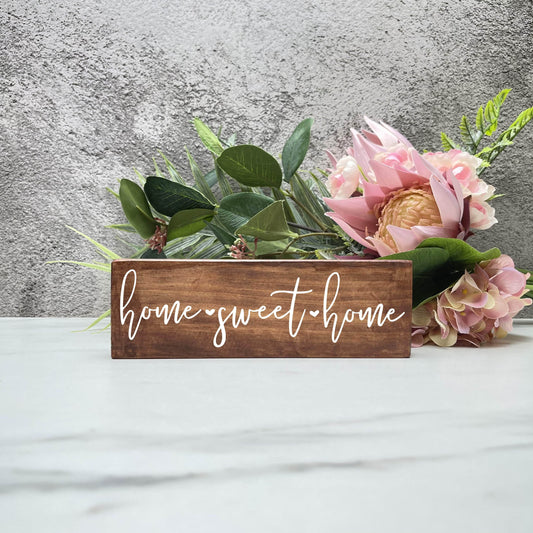 Home sweet home wood sign, farmhouse sign, rustic decor, home decor