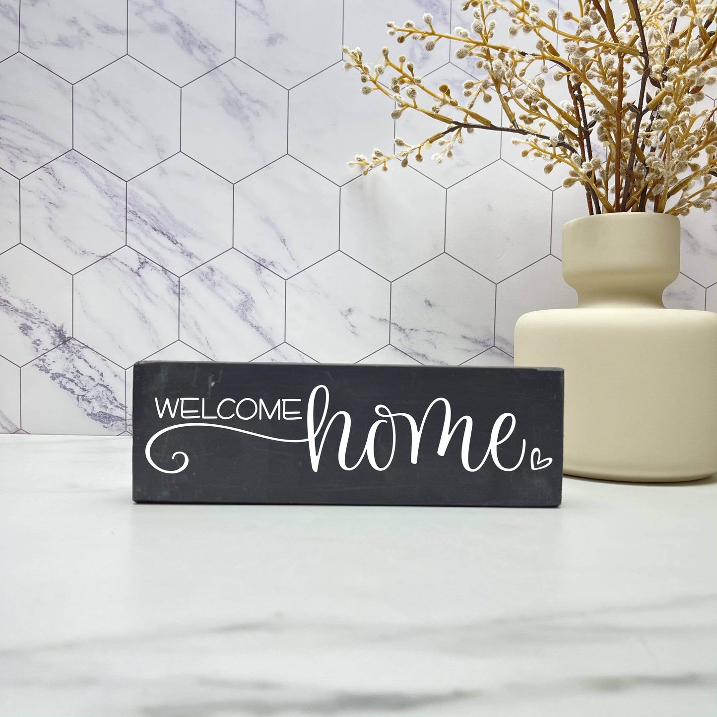 Welcome Home wood sign, farmhouse sign, rustic decor, home decor