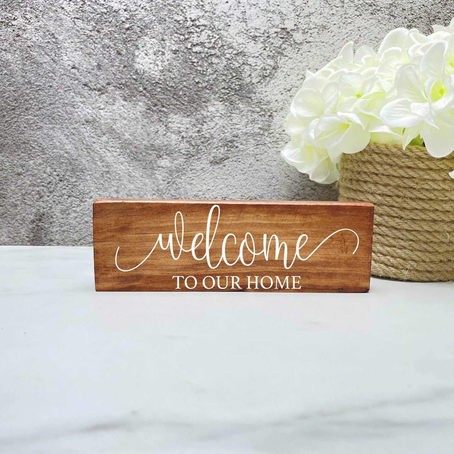Welcome to our Home wood sign, farmhouse sign, rustic decor, home decor