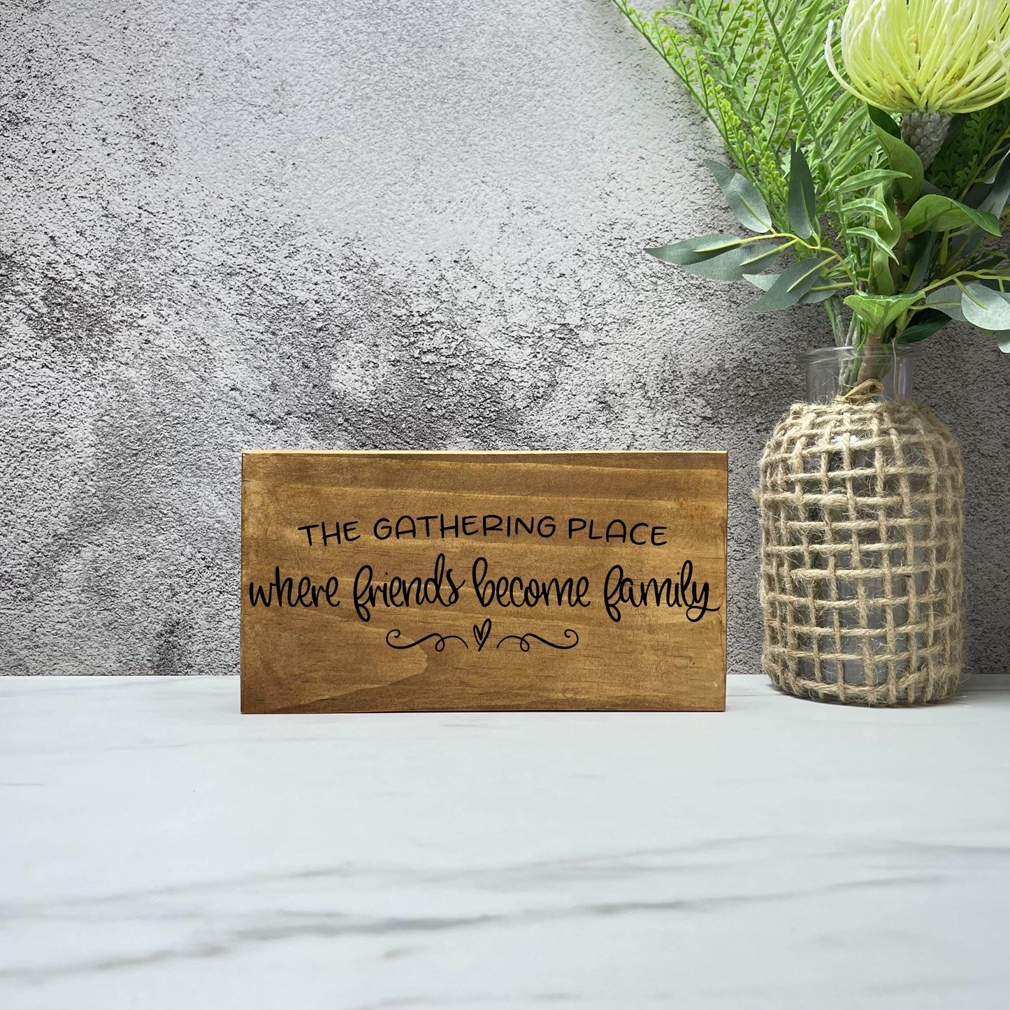 Our Gathering Place, kitchen wood sign, kitchen decor, home decor