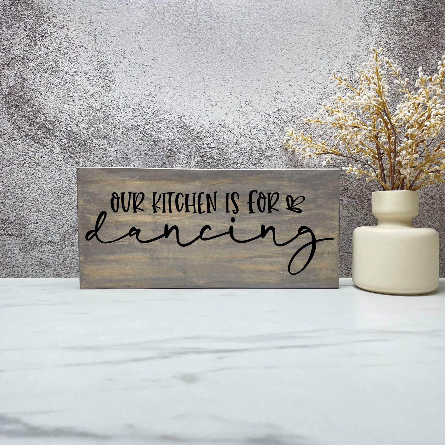 Our Kitchen is For Dancing, kitchen wood sign, kitchen decor, home decor