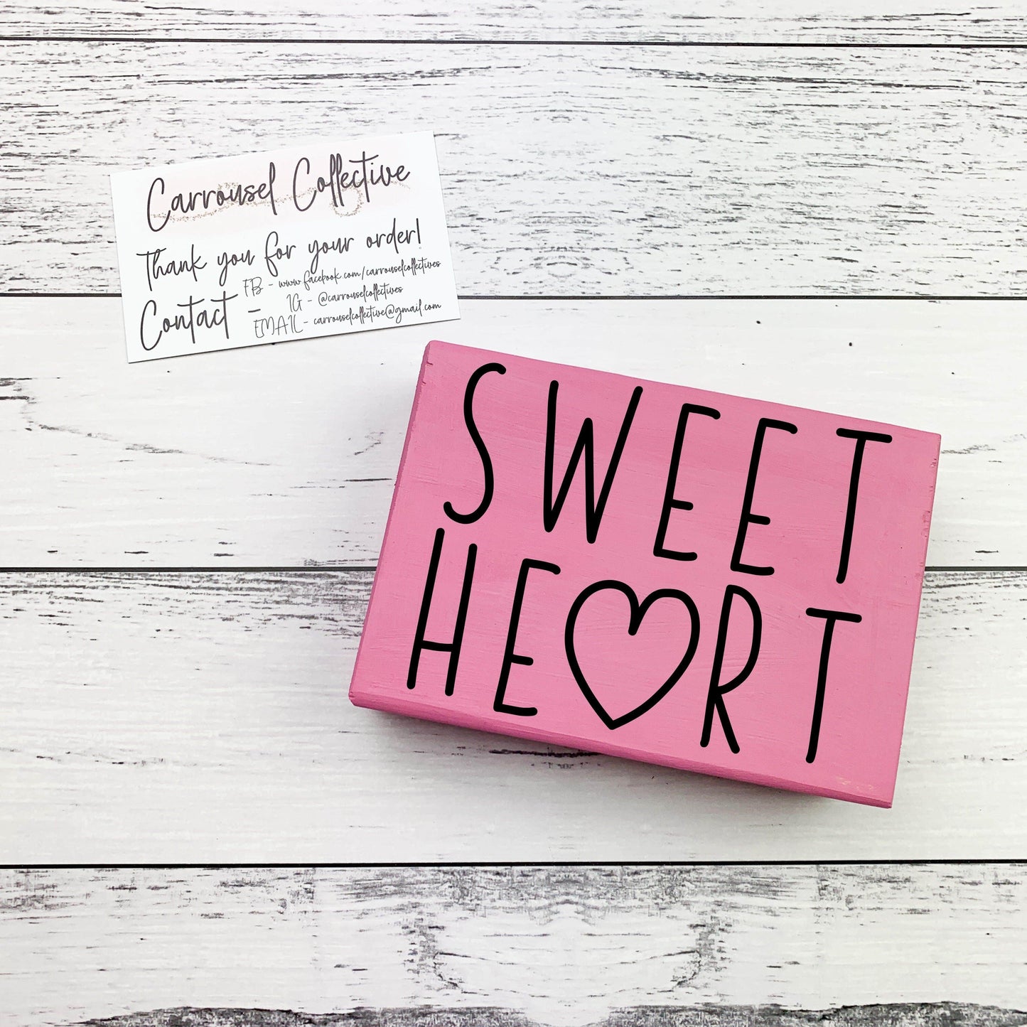 Sweet Heart - Valentines Wood sign