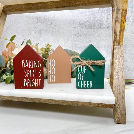 CarrouselCollectives Christmas mini house decor set Christmas miniatures