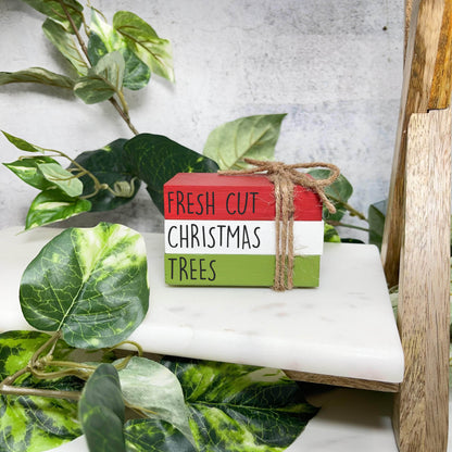 CarrouselCollectives Fresh cut Christmas trees  Christmas set Christmas miniatures