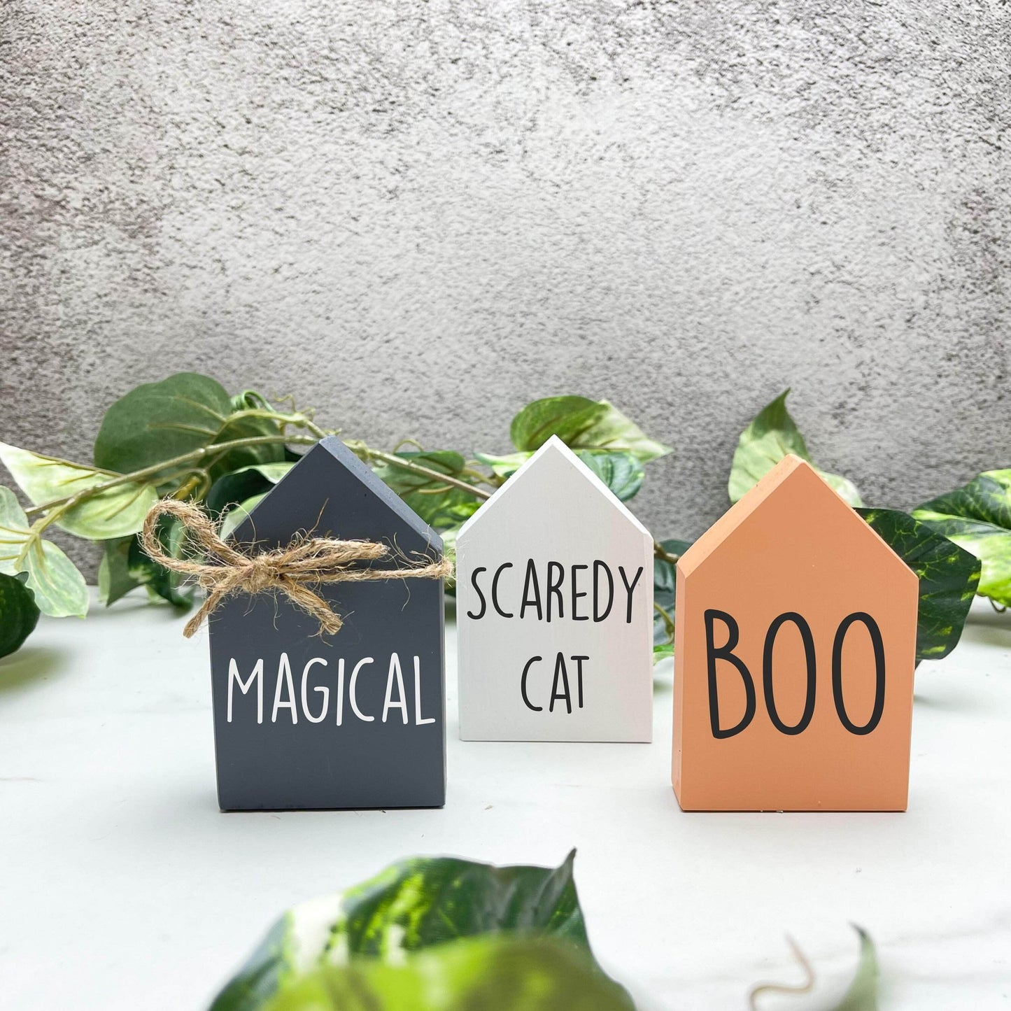 CarrouselCollectives Halloween mini house shape decor Halloween Miniatures