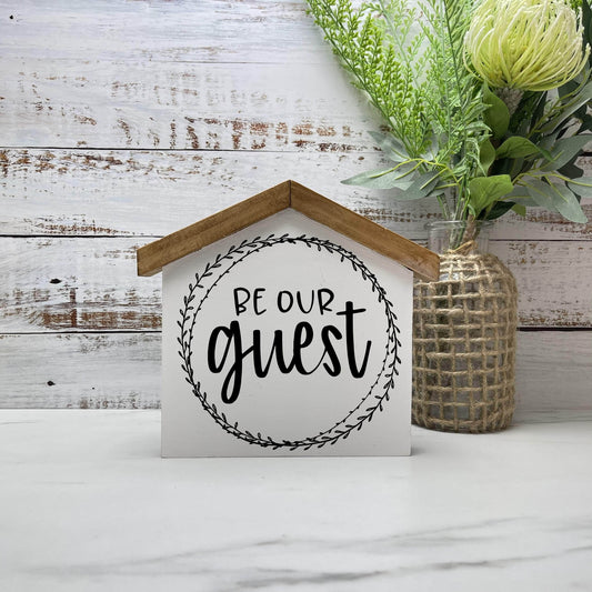 Be our guest Kitchen house wood sign decor