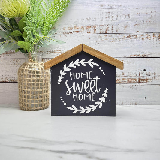 Home sweet home Kitchen house wood sign decor