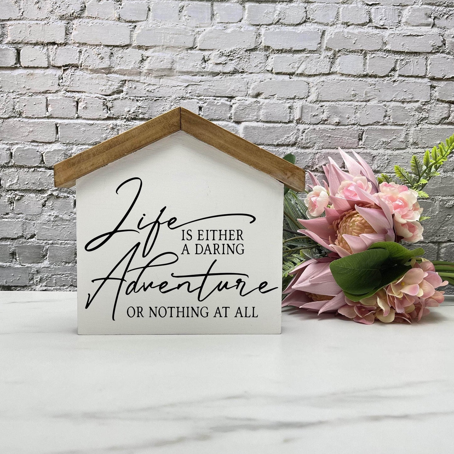 Life is an adventure  wood sign, quote sign, rustic decor, home decor
