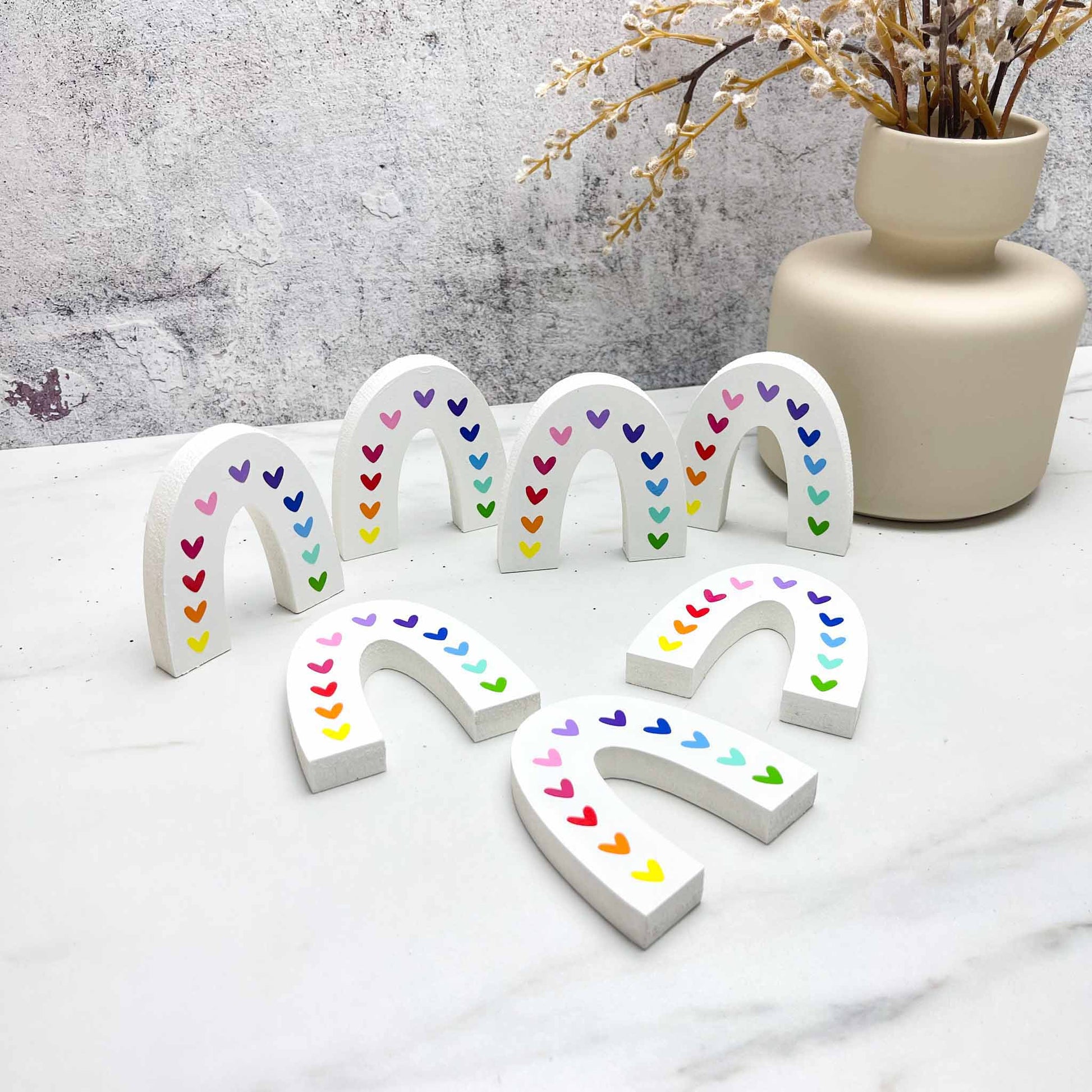 CarrouselCollectives Miniature Decorative Rainbow Arch Miniature Shapes