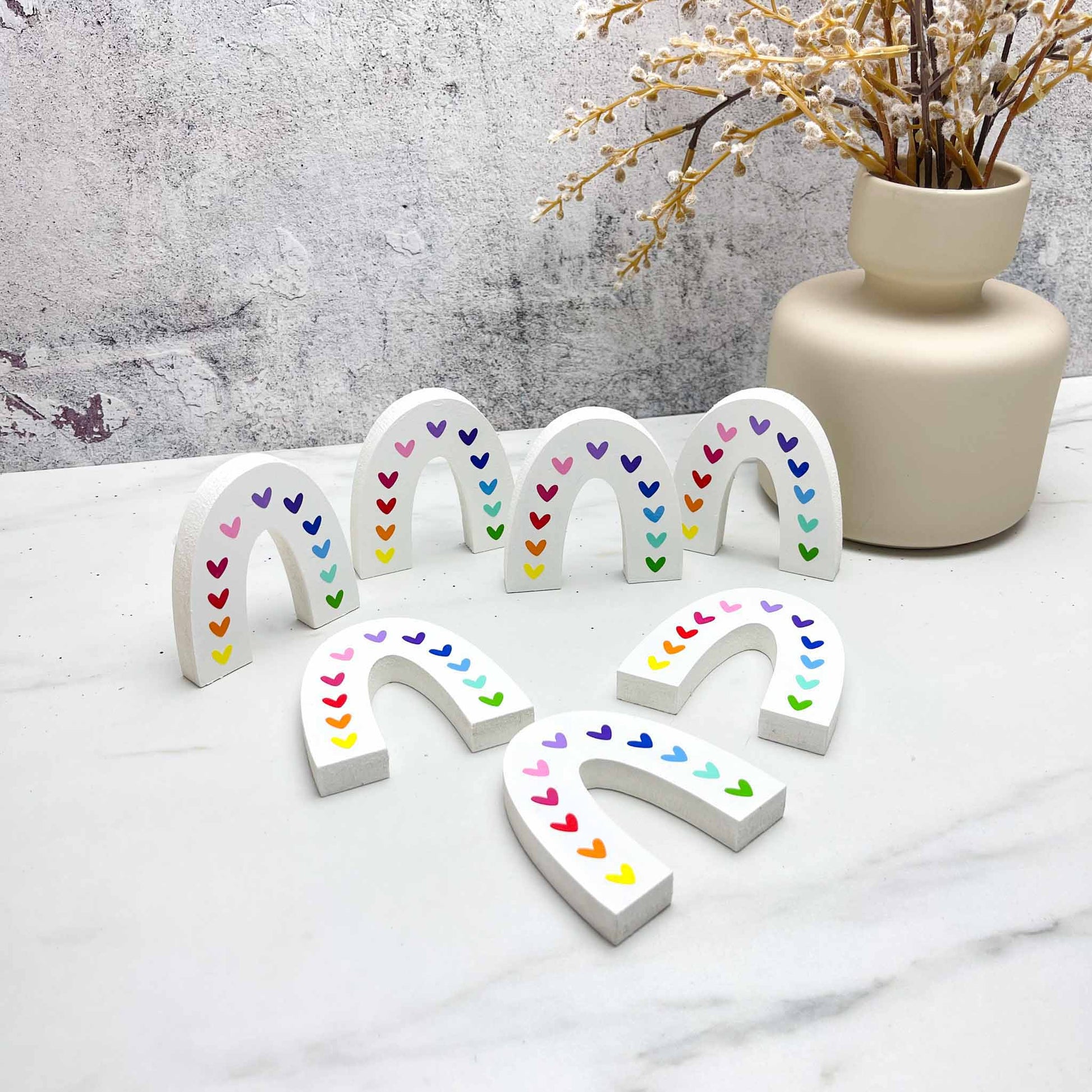 CarrouselCollectives Miniature Decorative Rainbow Arch Miniature Shapes