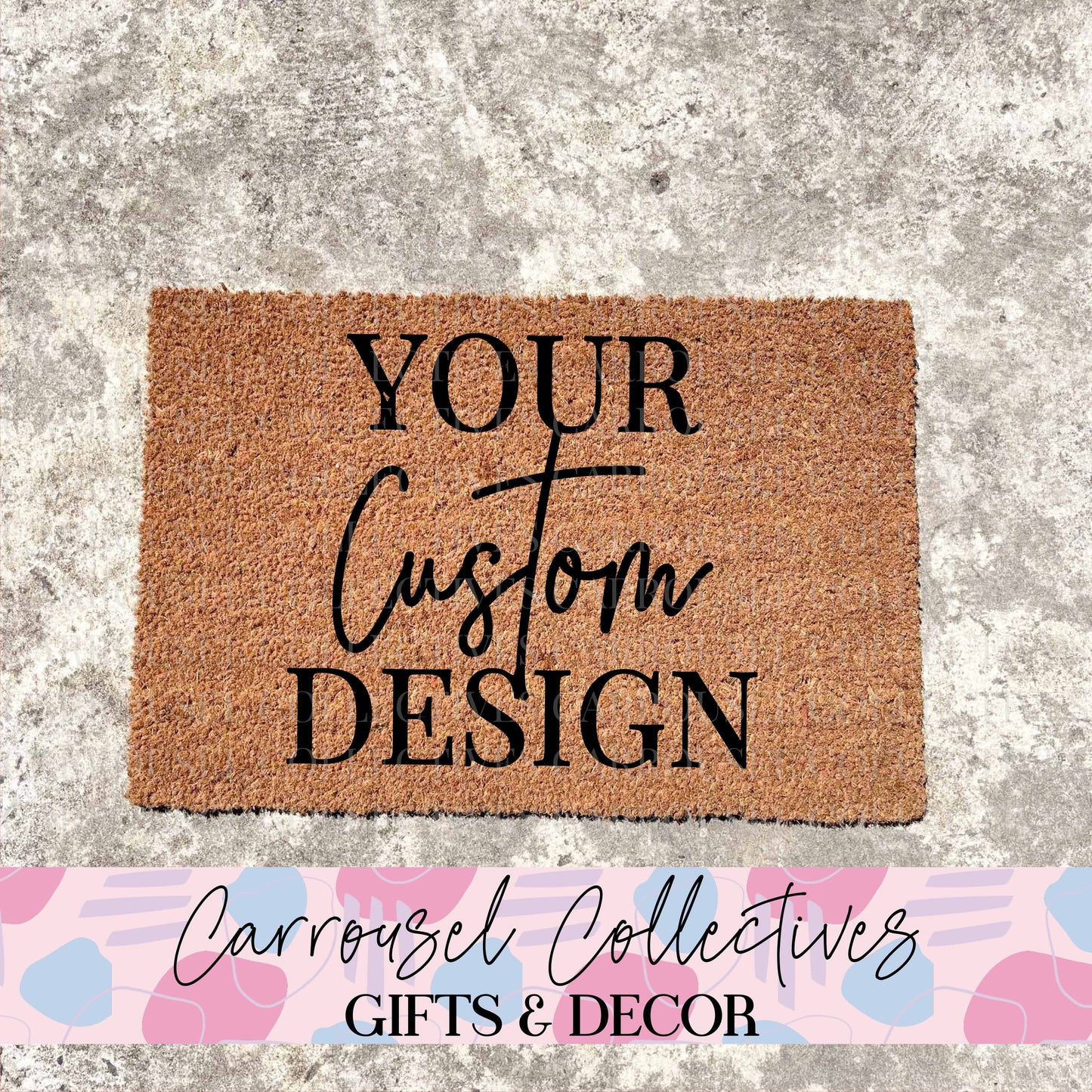 CUSTOM DESIGN doormat, custom doormat, personalised doormat