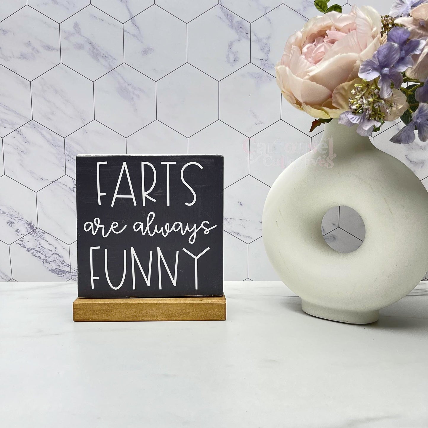 Farts are always funny wood sign, bathroom wood sign, bathroom decor