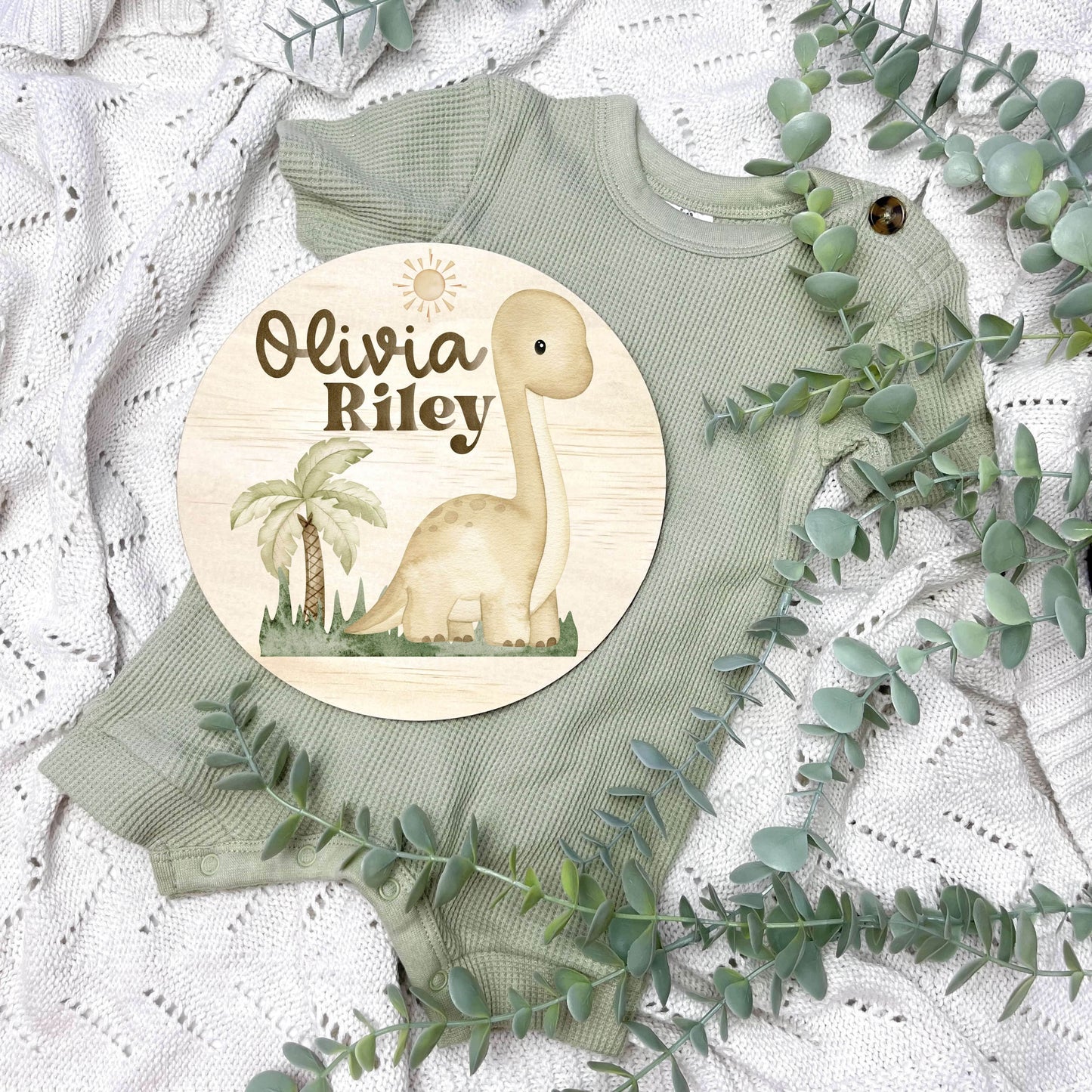 Baby name sign, child name sign, Dinosaur nursery, jurassic nursery