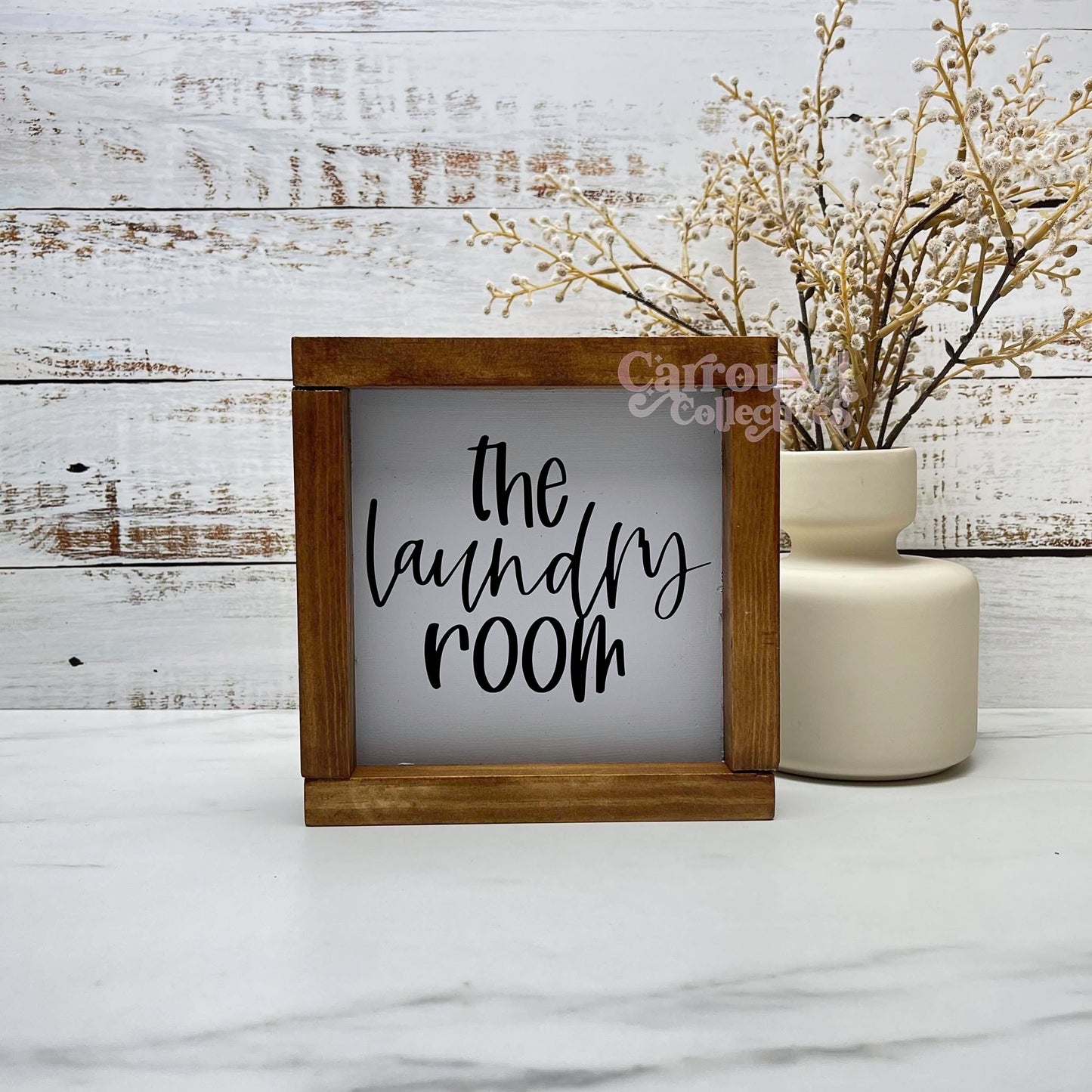 The laundry room sign, framed laundry wood sign, laundry decor, home decor